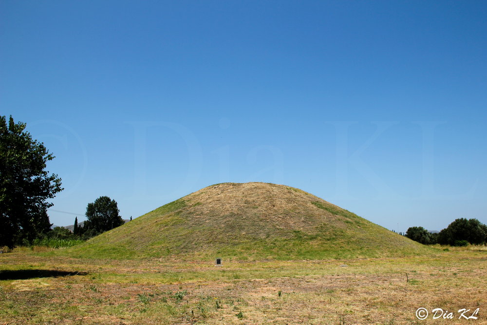 Tomb of the Athenians from the Battle of Marathon. Attica Greece.