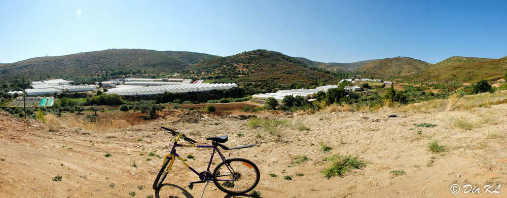 Towards the Marathon dam. Marathon, Attica, Greece.