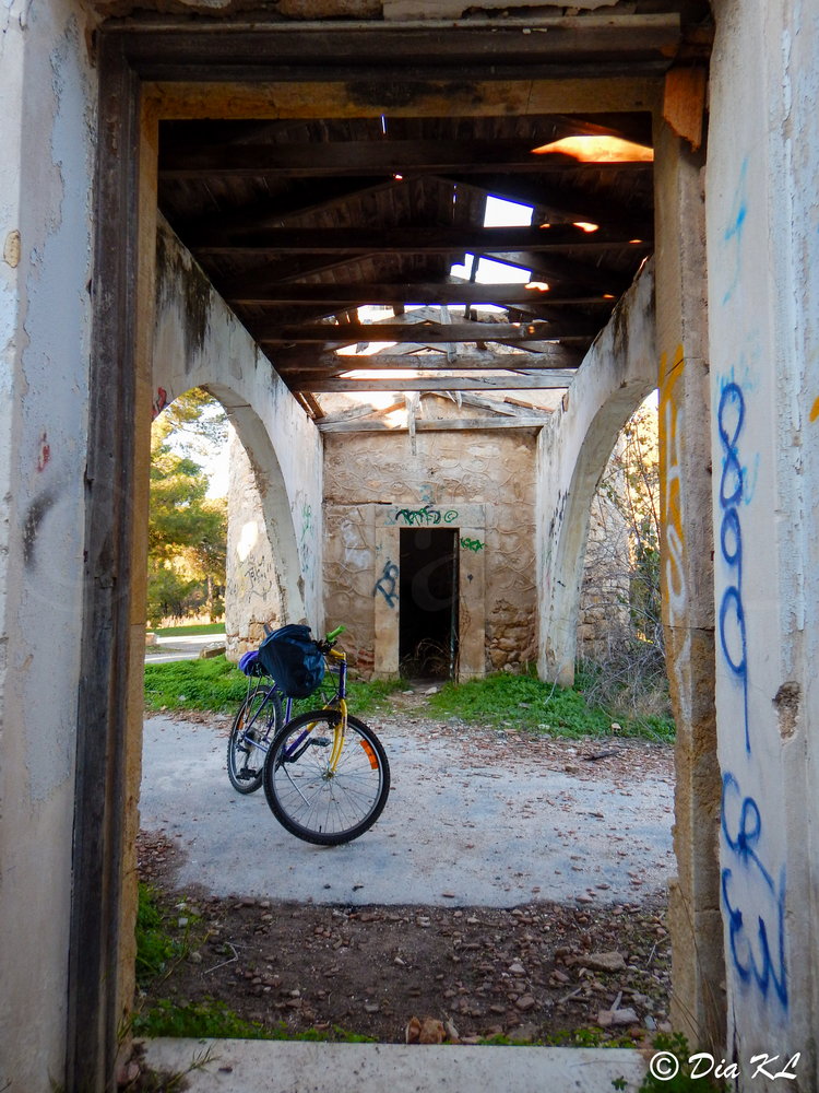 Main structure. Villa Levidi urbex (urban exploration. Athens Greece.