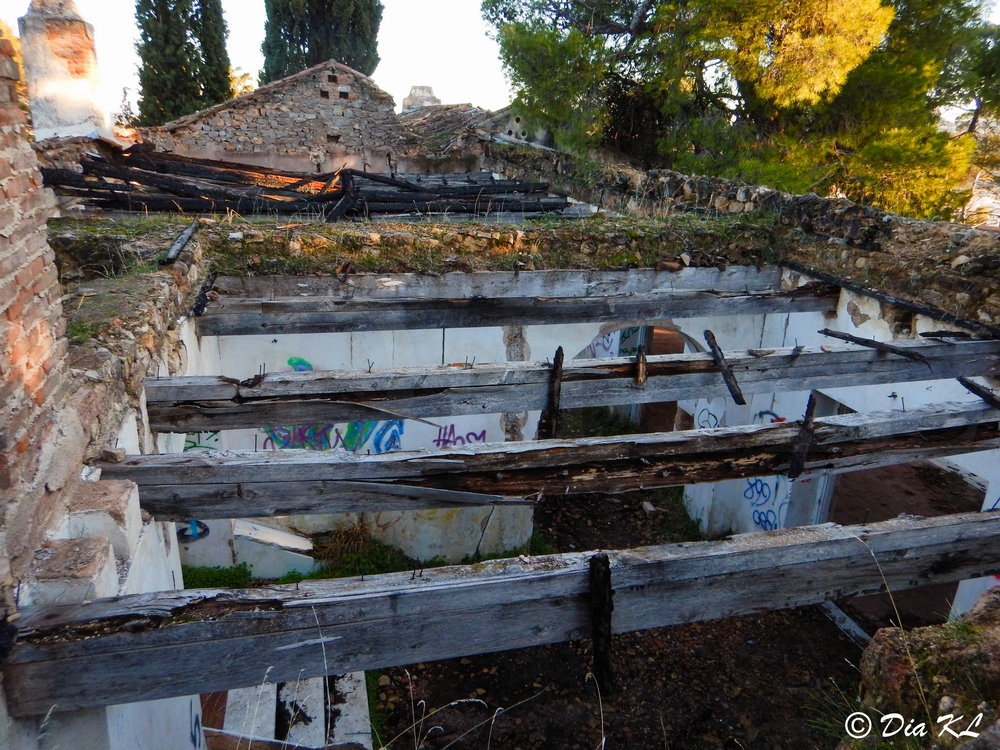 Main structure. Villa Levidi urbex (urban exploration. Athens Greece.
